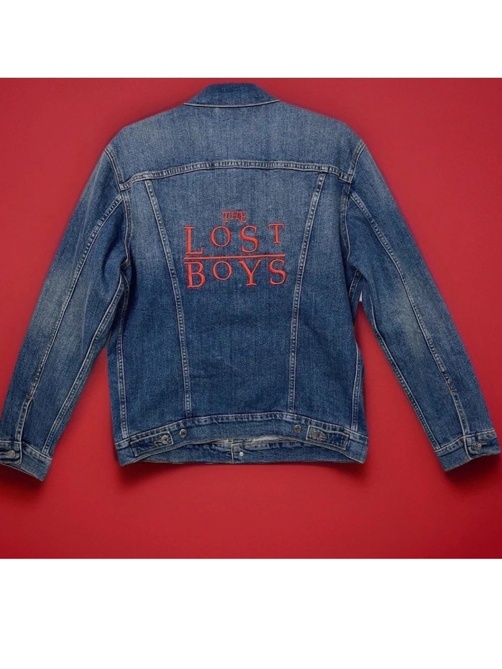 Vtg The Lost Boys Denim Jacket Medium Limited To 66 The Frog Brothers